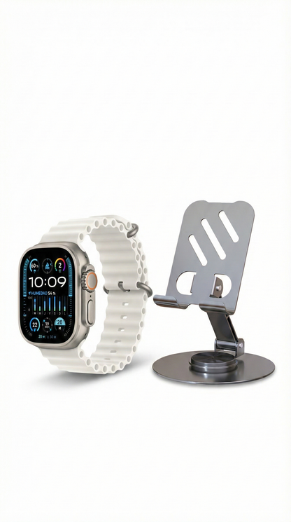 Combo Smartultra Watch 3 + Soporte giratorio  ¡Domina tu día!
